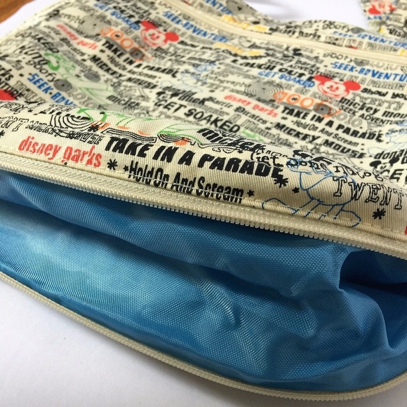 Walt Disney World 2010 Mickey Minnie Zip Tote Bag - Picture 5 of 8